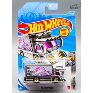 Mattel Hot Wheels 2021 Raijin Express Chrome Japanese Mount Fuji Truck Toy NEW